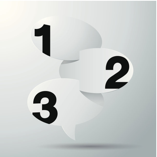 纸质3D背景信息图。图片下载