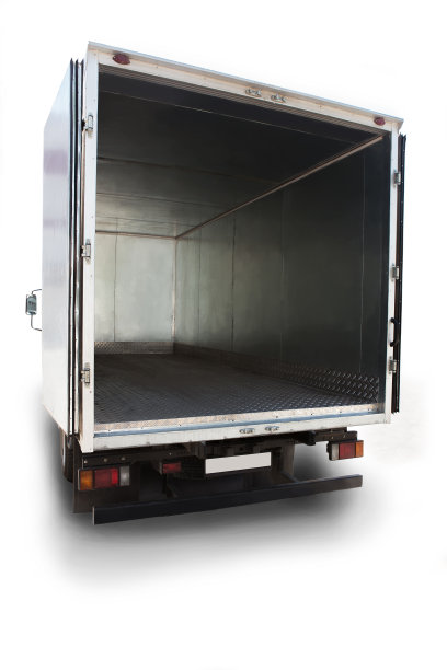 打开卡车的集装箱图片下载