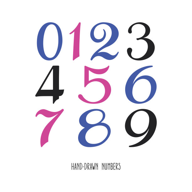 向量的数字图片下载