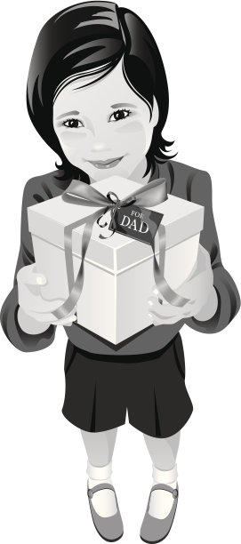 女孩的礼物图片下载