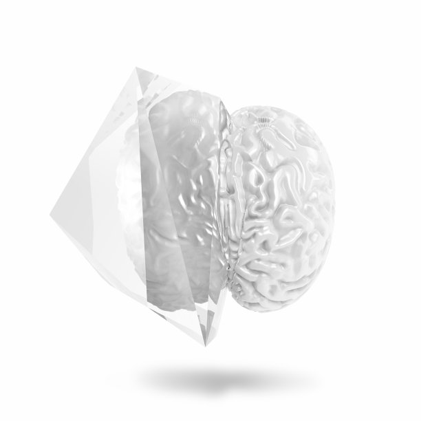 3D大脑插图概念图片下载