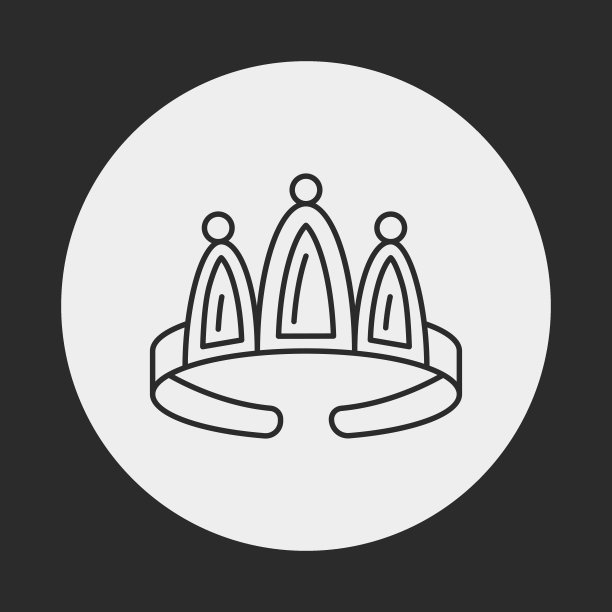 发带线条图标图片下载