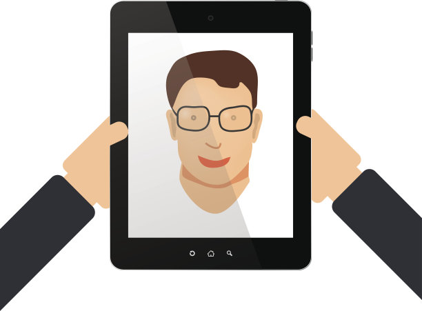 用手把自己放在平板电脑上图片下载