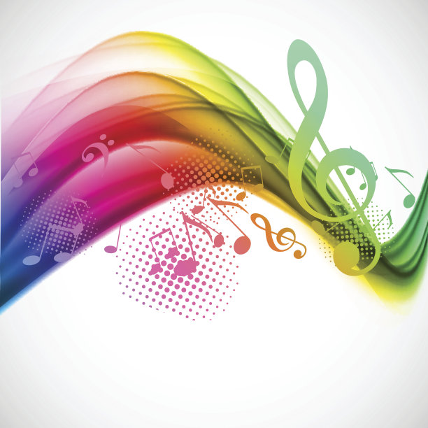 丰富多彩的音乐背景图片下载