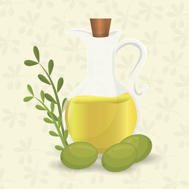 橄榄油的设计。图片下载