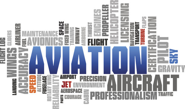 航空词云蓝色气泡标签树向量图片下载