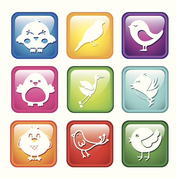 小鸟图标图片下载