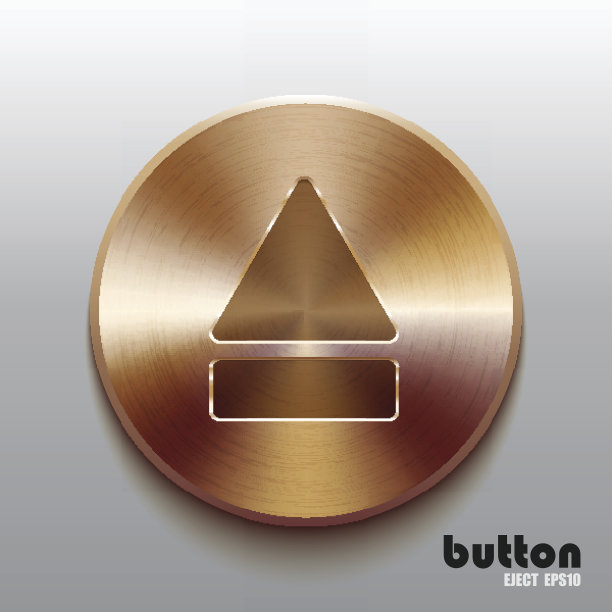 青铜弹射按钮图片下载