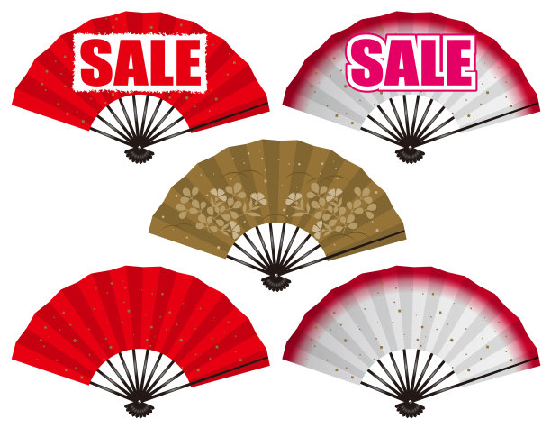 亚洲折扇插图图片下载