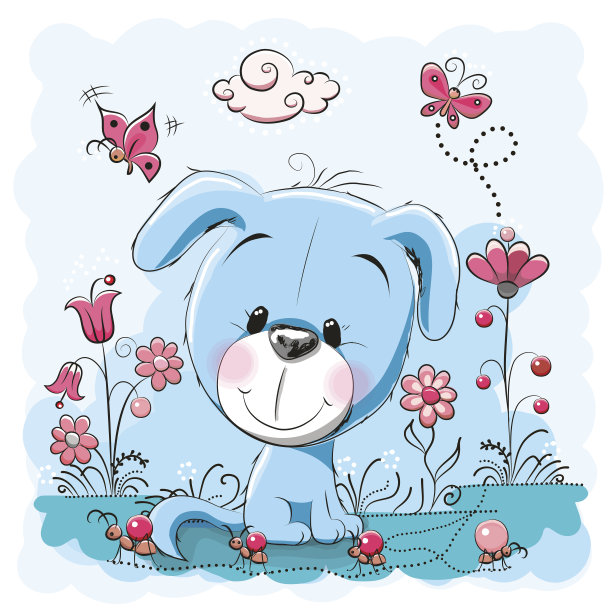 狗用鲜花图片下载