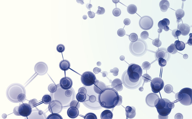 光和暗化学分子的散射背景素材图片