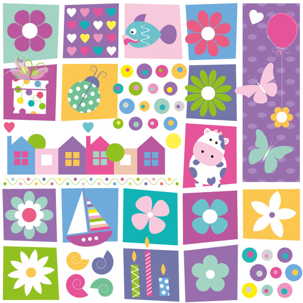 儿童生日背景图片下载