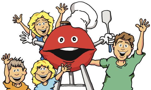 烧烤的家庭图片下载