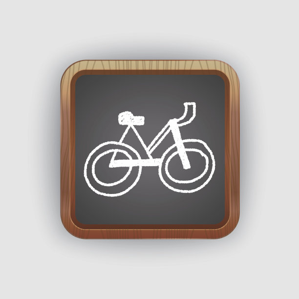 涂鸦的自行车图片下载