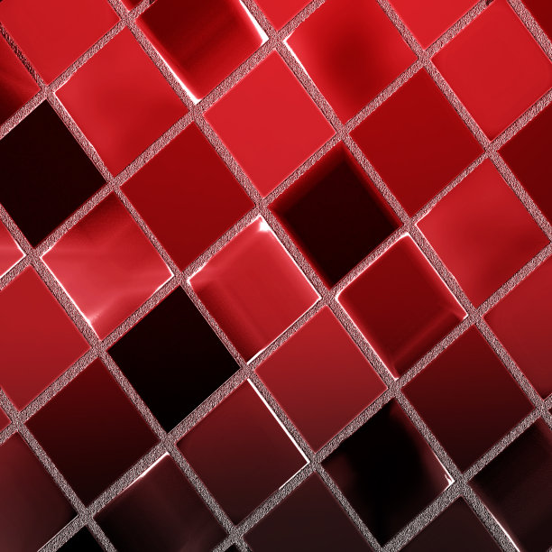 马赛克红色光泽设计图片下载