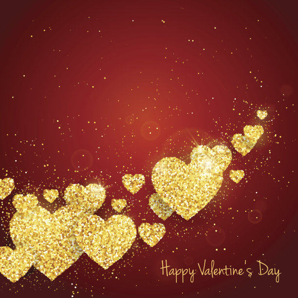 矢量情人节贺卡图片下载