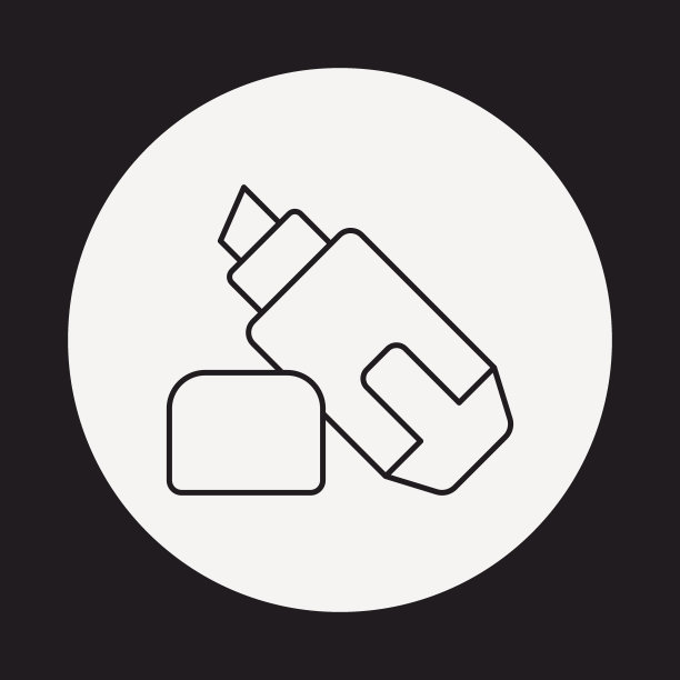 马克笔线性图标图片下载