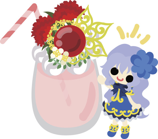 一个可爱的女孩和康乃馨图片下载