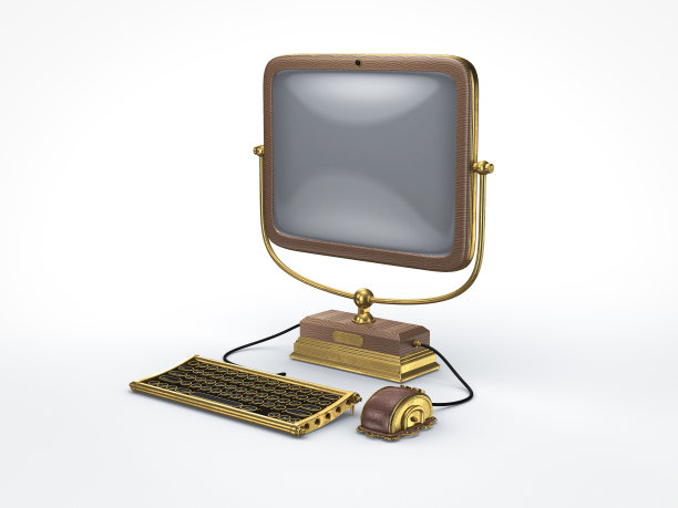 蒸汽朋克复古电脑图片下载