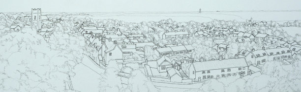 英国萨福克郡的奥福德全景图片下载