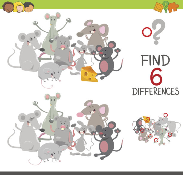 老鼠的差异游戏图片下载