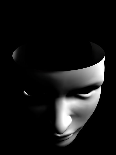 人像人脸面具概念形象图片下载