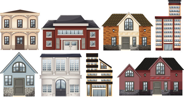 不同的建筑设计图片下载