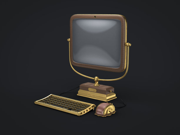 蒸汽朋克复古电脑图片下载