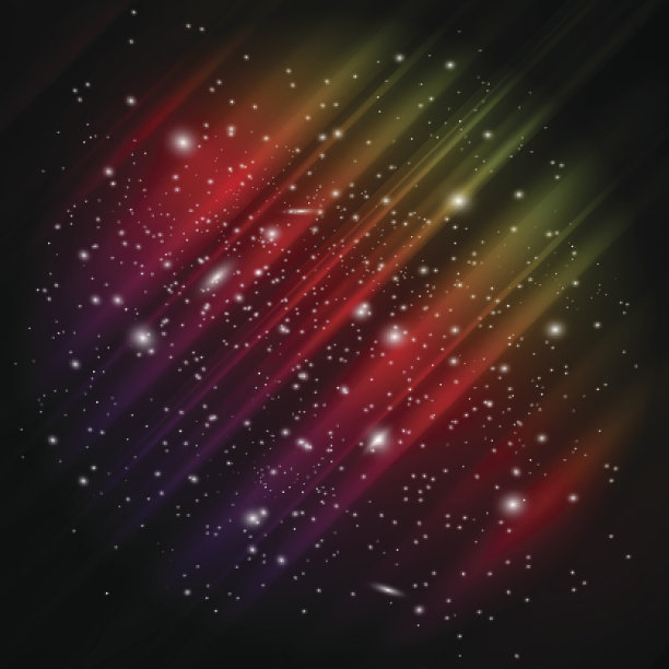 空间,极光的背景图片下载