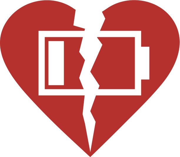 电池没电，心碎图片下载