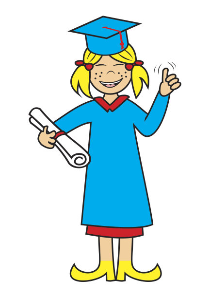 毕业的学生,的女孩图片下载