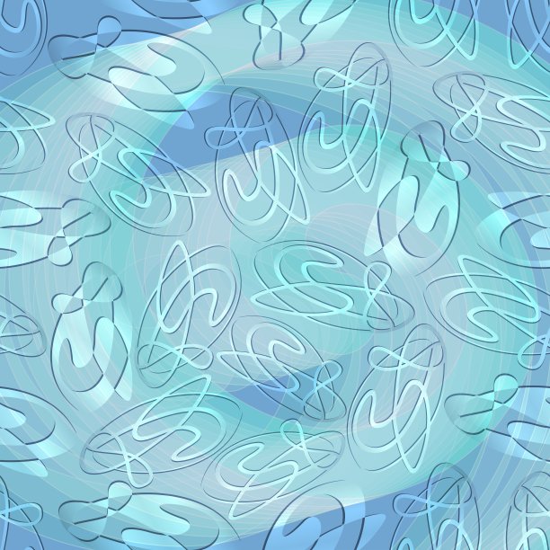 抽象的蓝色背景与透明漩涡形状图片下载