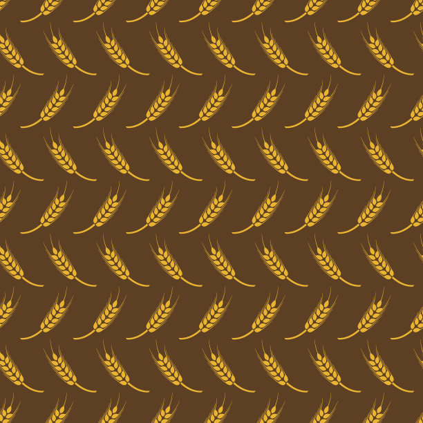 小麦无缝花纹图片下载