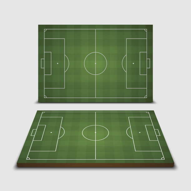 足球场-矢量插图图片下载