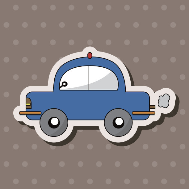 交通车主题元素向量，eps图片下载