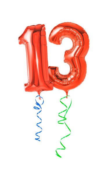 带丝带的红气球- 13号图片下载