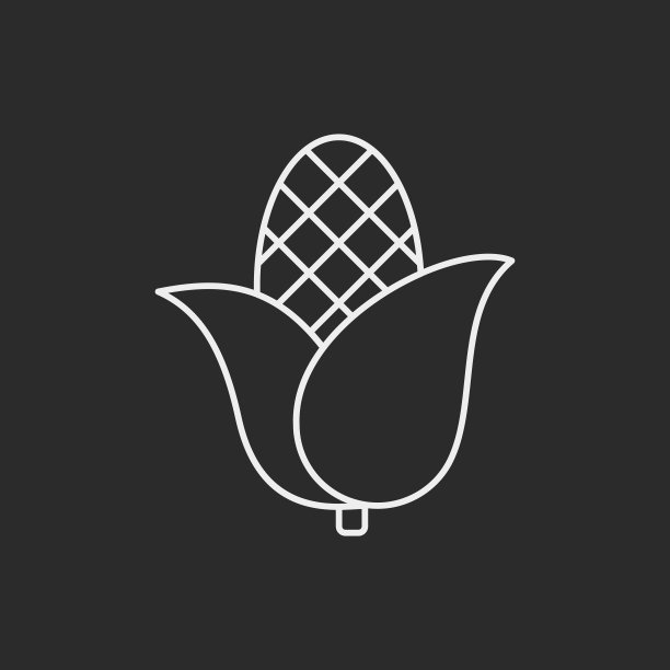 玉米线性图标图片下载