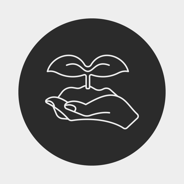 种子线条图标图片下载