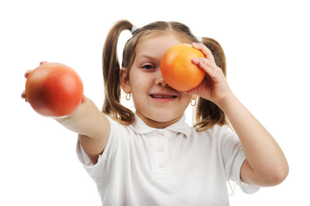 橙子的女孩图片下载