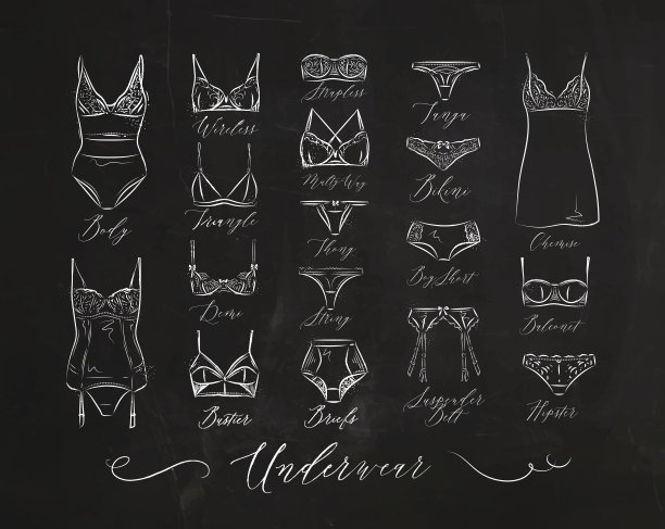 内衣经典图标粉笔图片下载