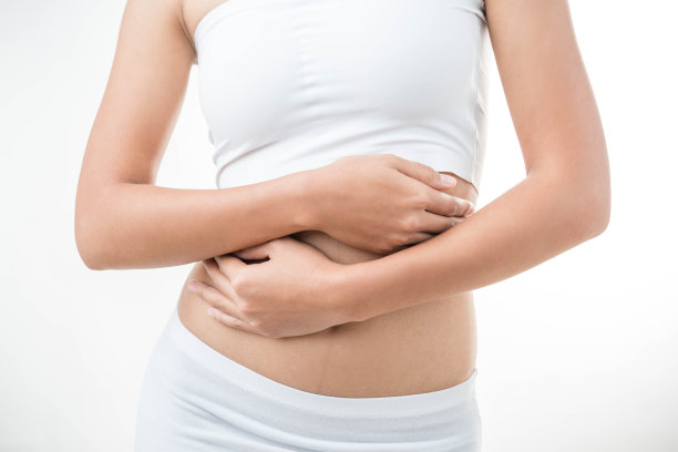 女人胃痛，保健理念。图片下载