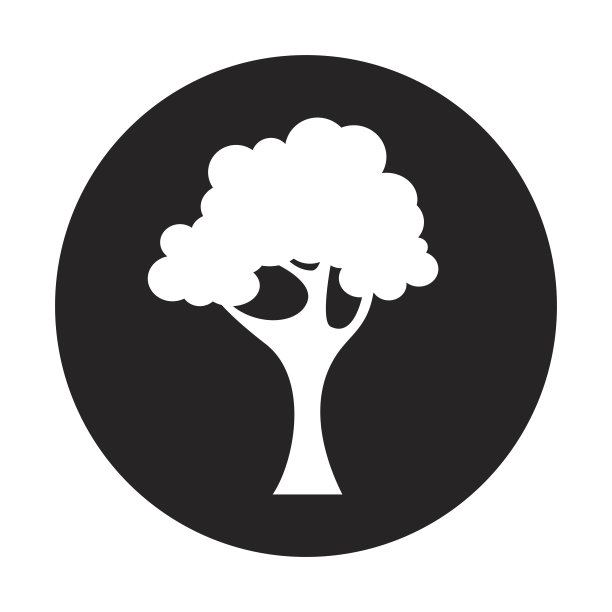 树植物孤立图标图片下载