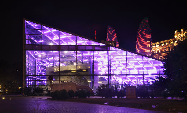 巴库的“Icheri Sheher”地铁站。阿塞拜疆图片下载