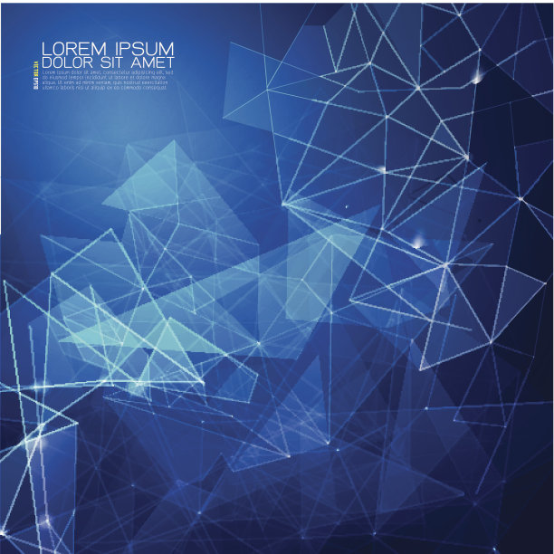 摘要网格为网络背景技术，业务概念，矢量插图图片下载