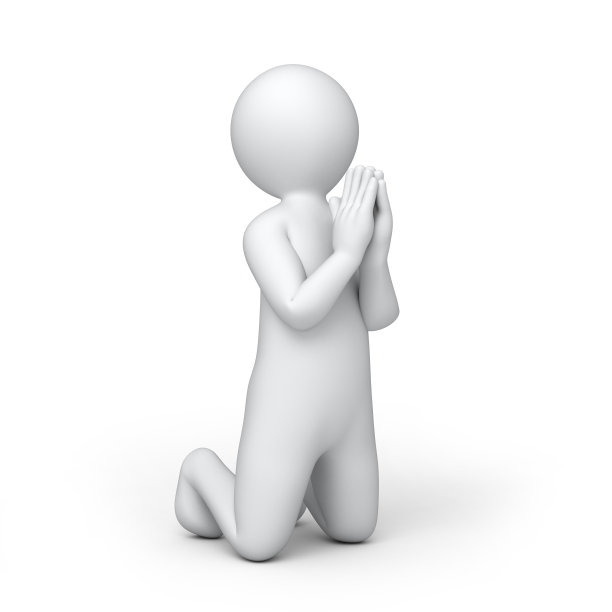 祈祷的3d人图片下载
