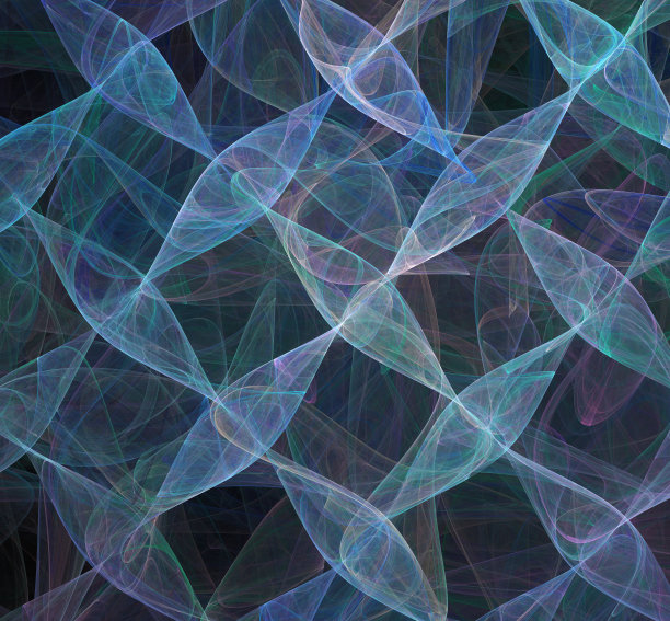 三维抽象分形插画背景创意设计图片下载