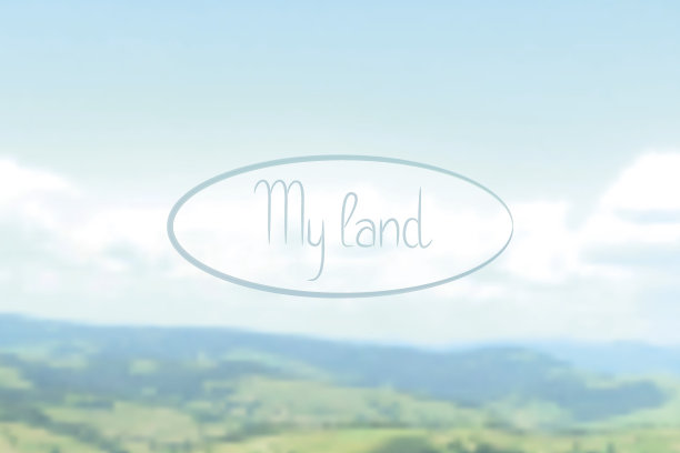 向量模糊的背景与自然景观和天空。图片下载