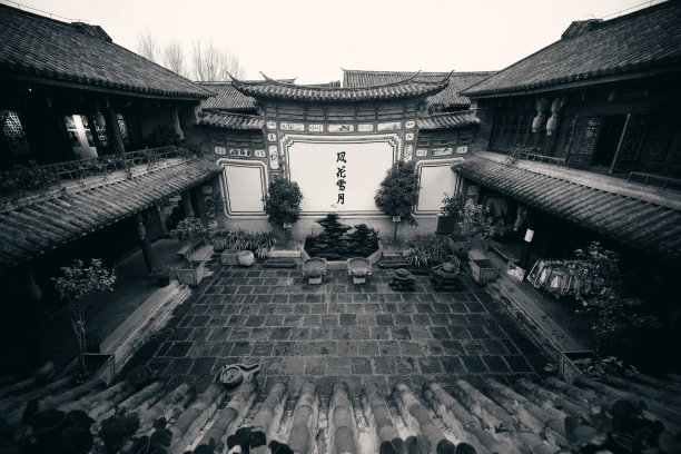 白族风格建筑图片下载