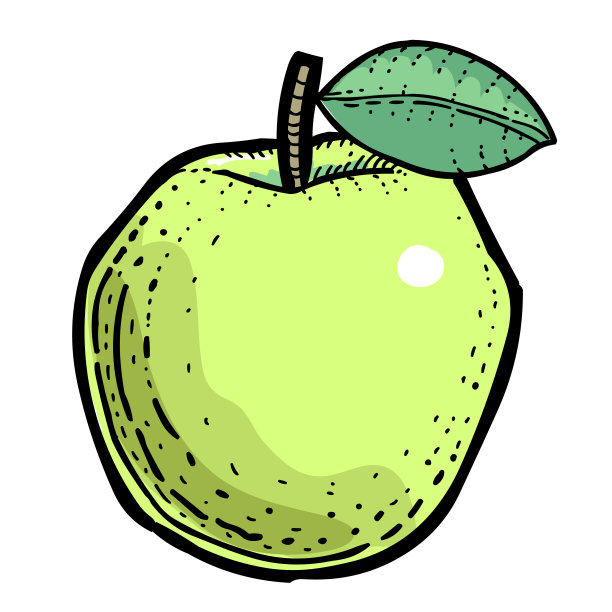 苹果卡通形象图片下载