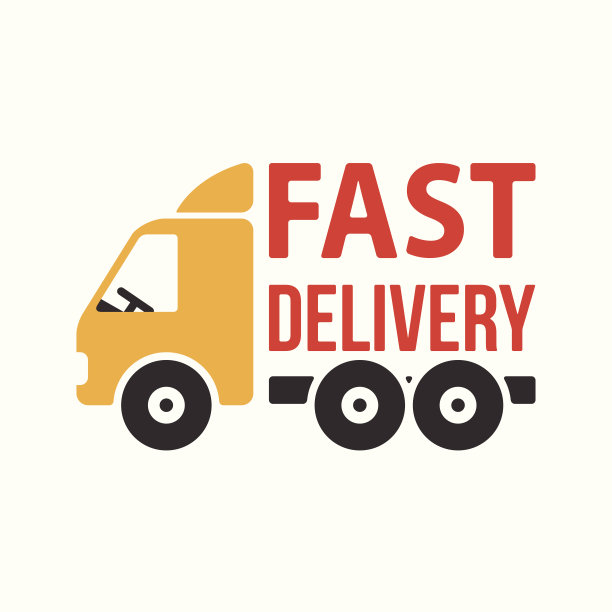 快速交付的图标。平的风格。向量图片下载